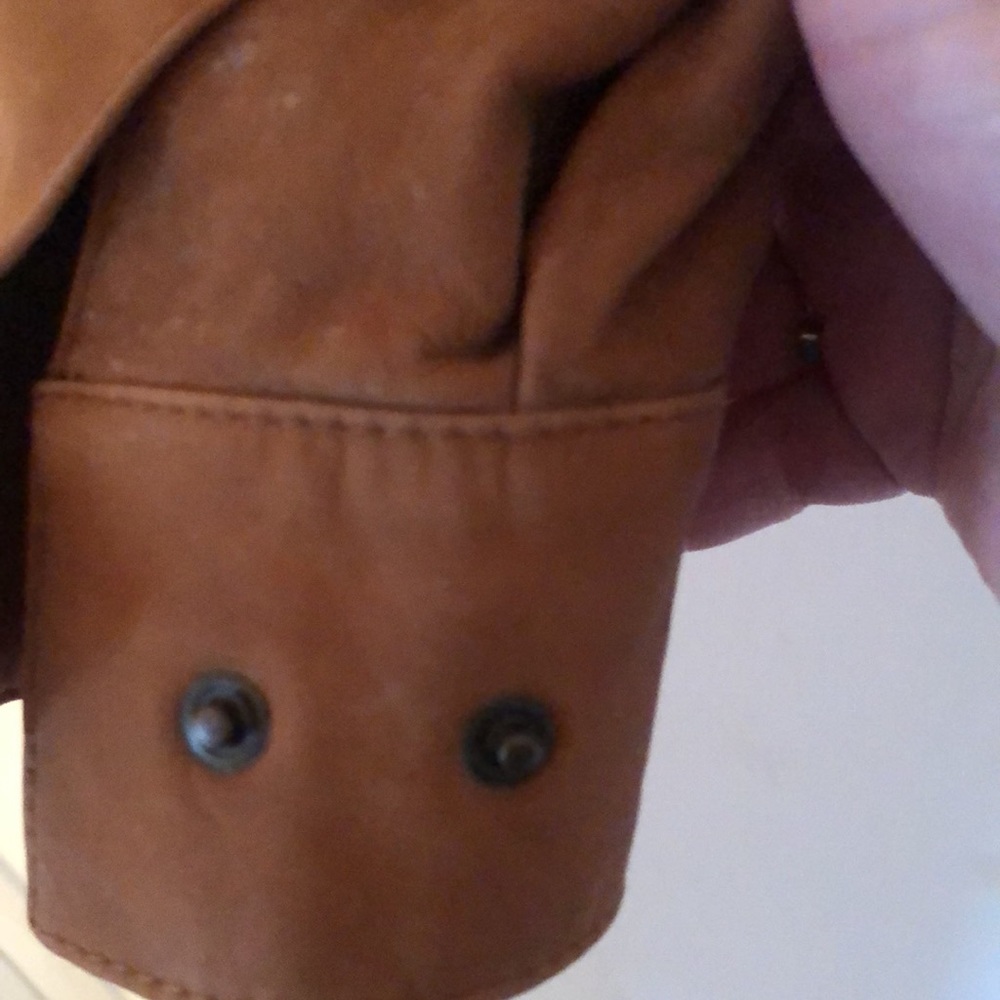 Men’s fall brown VTG Bobby Jones Y2k collection golf leather jacket - Picture 13 of 17